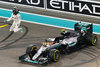 Nico Rosberg (Mercedes AMG Petronas Formula One Team) celebrates after the Race of the FIA Formula 1 Abu Dhabi Grand Prix at the at Yas Marina Circuit in Abu Dhabi, United Arab Emirates on 2016/11/27.
