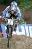Melissa Buhl of USA during 4x MTB World Cup finals in Maribor, Slovenia. First race of UCI Nissan Mountain Bike World Cup 2008 was held in Maribor, Slovenia, on 10th of May 2008.
