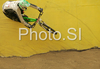 Cedric Gracia of France during 4x MTB World Cup finals in Maribor, Slovenia. First race of UCI Nissan Mountain Bike World Cup 2008 was held in Maribor, Slovenia, on 10th of May 2008.
