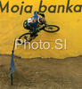 Federico Ravizzini of Italy during 4x MTB World Cup finals in Maribor, Slovenia. First race of UCI Nissan Mountain Bike World Cup 2008 was held in Maribor, Slovenia, on 10th of May 2008.

