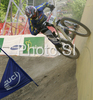 Federico Ravizzini of Italy during 4x MTB World Cup finals in Maribor, Slovenia. First race of UCI Nissan Mountain Bike World Cup 2008 was held in Maribor, Slovenia, on 10th of May 2008.
