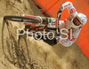 Anais Pajot of France  during women semi final run of first Downhill MTB World Cup  2008. First women race of UCI Nissan Mountain Bike World Cup 2008 was held in Maribor, Slovenia, on 11th of May 2008.
