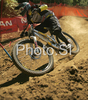 Marco Milivinti of Italy during men semi final run of first Downhill MTB World Cup  2008. First men race of UCI Nissan Mountain Bike World Cup 2008 was held in Maribor, Slovenia, on 11th of May 2008.
