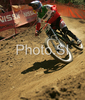 Alan Beggin of Italy during men semi final run of first Downhill MTB World Cup  2008. First men race of UCI Nissan Mountain Bike World Cup 2008 was held in Maribor, Slovenia, on 11th of May 2008.
