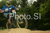 Aki Farm of Finland during men semi final run of first Downhill MTB World Cup  2008. First men race of UCI Nissan Mountain Bike World Cup 2008 was held in Maribor, Slovenia, on 11th of May 2008.
