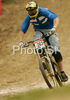 Aki Farm of Finland during men final run of first Downhill MTB World Cup  2008. First men race of UCI Nissan Mountain Bike World Cup 2008 was held in Maribor, Slovenia, on 11th of May 2008.
