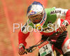 Alan Beggin of Italy during men final run of first Downhill MTB World Cup  2008. First men race of UCI Nissan Mountain Bike World Cup 2008 was held in Maribor, Slovenia, on 11th of May 2008.
