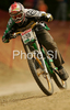 Mathieu Troquier of France during men final run of first Downhill MTB World Cup  2008. First men race of UCI Nissan Mountain Bike World Cup 2008 was held in Maribor, Slovenia, on 11th of May 2008.
