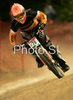 Frank Schneider of Germany during men final run of first Downhill MTB World Cup  2008. First men race of UCI Nissan Mountain Bike World Cup 2008 was held in Maribor, Slovenia, on 11th of May 2008.

