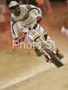 Valentin Juillard of France during men final run of first Downhill MTB World Cup  2008. First men race of UCI Nissan Mountain Bike World Cup 2008 was held in Maribor, Slovenia, on 11th of May 2008.
