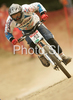 Aurelien Giordanengo of France during men final run of first Downhill MTB World Cup  2008. First men race of UCI Nissan Mountain Bike World Cup 2008 was held in Maribor, Slovenia, on 11th of May 2008.
