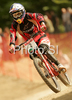 Matti Lehikoinen of Finland during men final run of first Downhill MTB World Cup  2008. First men race of UCI Nissan Mountain Bike World Cup 2008 was held in Maribor, Slovenia, on 11th of May 2008.
