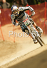 Sixth placed Gee Atherton of Great Britain during men final run of first Downhill MTB World Cup  2008. First men race of UCI Nissan Mountain Bike World Cup 2008 was held in Maribor, Slovenia, on 11th of May 2008.
