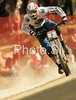 Fourth placed Fabien Barel of France during men final run of first Downhill MTB World Cup  2008. First men race of UCI Nissan Mountain Bike World Cup 2008 was held in Maribor, Slovenia, on 11th of May 2008.
