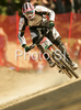 Fifth placed Greg Minnaar of South Africa during men final run of first Downhill MTB World Cup  2008. First men race of UCI Nissan Mountain Bike World Cup 2008 was held in Maribor, Slovenia, on 11th of May 2008.
