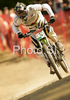 Winner Samuel Hill of Australia during men final run of first Downhill MTB World Cup  2008. First men race of UCI Nissan Mountain Bike World Cup 2008 was held in Maribor, Slovenia, on 11th of May 2008.
