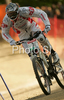 Second placed Steve Peat of Great Britain during men final run of first Downhill MTB World Cup  2008. First men race of UCI Nissan Mountain Bike World Cup 2008 was held in Maribor, Slovenia, on 11th of May 2008.
