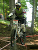 Filip Polc of Slovakia during men semi final run of first Downhill MTB World Cup  2008. First men race of UCI Nissan Mountain Bike World Cup 2008 was held in Maribor, Slovenia, on 11th of May 2008.

