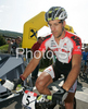 Alban Lakata of Austria before start of men UCI Mountain bike Marathon World Championships race in Graz - Stattegg, Austria. 104km long men race was held in Graz - Stattegg, Austria, on 23rd of August 2009.
