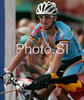 Winner Roel Paulissen of Belgium celebrates his victory in men UCI Mountain bike Marathon World Championships race in Graz - Stattegg, Austria. 104km long men race was held in Graz - Stattegg, Austria, on 23rd of August 2009.
