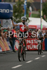 Third placed Christoph Sauser of Switzerland celebrates his medal in men UCI Mountain bike Marathon World Championships race in Graz - Stattegg, Austria. 104km long men race was held in Graz - Stattegg, Austria, on 23rd of August 2009.
