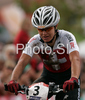 Third placed Petra Henzi of Switzerland celebrates her medal in during women UCI Mountain bike Marathon World Championships race in Graz - Stattegg, Austria. 84km long race was held in Graz - Stattegg, Austria, on 23rd of August 2009.
