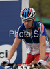 Thomas Dietsch of France in finish of men UCI Mountain bike Marathon World Championships race in Graz - Stattegg, Austria. 104km long men race was held in Graz - Stattegg, Austria, on 23rd of August 2009.
