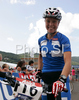 Pia Sundstedt of Finland in finish of women UCI Mountain bike Marathon World Championships race in Graz - Stattegg, Austria. 84km long race was held in Graz - Stattegg, Austria, on 23rd of August 2009.
