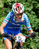 Elena Gaddoni of Italy riding during women UCI Mountain bike Marathon World Championships race in Graz - Stattegg, Austria. 84km long race was held in Graz - Stattegg, Austria, on 23rd of August 2009.
