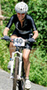 Jennifer OConnor of New Zealand riding during women UCI Mountain bike Marathon World Championships race in Graz - Stattegg, Austria. 84km long race was held in Graz - Stattegg, Austria, on 23rd of August 2009.
