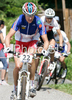 Thomas Dietsch of France riding during men UCI Mountain bike Marathon World Championships race in Graz - Stattegg, Austria. 104km long race was held in Graz - Stattegg, Austria, on 23rd of August 2009.
