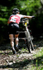Erika Dicht of Switzerland riding during women UCI Mountain bike Marathon World Championships race in Graz - Stattegg, Austria. 84km long race was held in Graz - Stattegg, Austria, on 23rd of August 2009.
