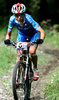 Elena Gaddoni of Italy riding during women UCI Mountain bike Marathon World Championships race in Graz - Stattegg, Austria. 84km long race was held in Graz - Stattegg, Austria, on 23rd of August 2009.
