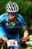 Dario David Cioni of Italy riding during men UCI Mountain bike Marathon World Championships race in Graz - Stattegg, Austria. 104km long race was held in Graz - Stattegg, Austria, on 23rd of August 2009.
