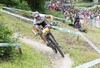 Jolanda Neff (SUI) during Womens Cross Country Race of UCI Mountainbike Worldcup at the Bullentaele in Albstadt, Germany on 2014/06/01.
