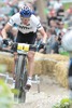 Julien Absalon (FRA) during Mens Cross Country Race of UCI Mountainbike Worldcup at the Bullentaele in Albstadt, Germany on 2014/06/01.

