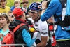 Julien Absalon (FRa) after winning Mens Cross Country Race of UCI Mountainbike Worldcup at the Bullentaele in Albstadt, Germany on 2014/06/01.
