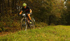 Mountain bikers during Loka MTB Marathon 2014 which was held on hills around Skofja Loka, Slovenia, on Saturday, 4th of October 2014.
