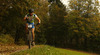 Mountain bikers during Loka MTB Marathon 2014 which was held on hills around Skofja Loka, Slovenia, on Saturday, 4th of October 2014.
