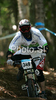 Luka Ferlic of Slovenia riding during final run of Mountain Bike Downhill European Championships in Kranjska Gora, Slovenia. MTB Downhill European Championships was held on Sunday, 14th of June 2009 in Kranjska Gora, Slovenia.
