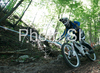 Kim Petersson of Sweden riding during final run of Mountain Bike Downhill European Championships in Kranjska Gora, Slovenia. MTB Downhill European Championships was held on Sunday, 14th of June 2009 in Kranjska Gora, Slovenia.
