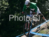 Greg Callaghan of Ireland riding during final run of Mountain Bike Downhill European Championships in Kranjska Gora, Slovenia. MTB Downhill European Championships was held on Sunday, 14th of June 2009 in Kranjska Gora, Slovenia.
