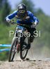 Markus Olkkonen of Finland riding during final run of Mountain Bike Downhill European Championships in Kranjska Gora, Slovenia. MTB Downhill European Championships was held on Sunday, 14th of June 2009 in Kranjska Gora, Slovenia.
