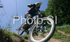 Mario Hohnjec of Croatia riding during final run of Mountain Bike Downhill European Championships in Kranjska Gora, Slovenia. MTB Downhill European Championships was held on Sunday, 14th of June 2009 in Kranjska Gora, Slovenia.
