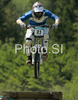 Fifth placed Toni Berg of Finland riding during final run of Mountain Bike Downhill European Championships in Kranjska Gora, Slovenia. MTB Downhill European Championships was held on Sunday, 14th of June 2009 in Kranjska Gora, Slovenia.
