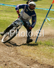 Second placed Aurelien Giordanengo of France riding during final run of Mountain Bike Downhill European Championships in Kranjska Gora, Slovenia. MTB Downhill European Championships was held on Sunday, 14th of June 2009 in Kranjska Gora, Slovenia.
