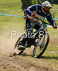 Second placed Aurelien Giordanengo of France riding during final run of Mountain Bike Downhill European Championships in Kranjska Gora, Slovenia. MTB Downhill European Championships was held on Sunday, 14th of June 2009 in Kranjska Gora, Slovenia.
