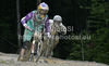 Guido Tschugg of Germany riding during Mountain Bike UCI World cup Four cross finals. Four cross finals of Mountain Bike UCI World cup were held on Saturday, 15th of May 2010 in Maribor, Slovenia.
