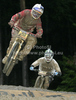 Michal Marosi of Czech riding during Mountain Bike UCI World cup Four cross finals. Four cross finals of Mountain Bike UCI World cup were held on Saturday, 15th of May 2010 in Maribor, Slovenia.
