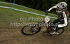 Second placed Sabrina Jonnier of France riding during women Mountain Bike UCI World cup downhill race. Downhill race of Mountain Bike UCI World cup was held on Sunday, 16th of May 2010 in Maribor, Slovenia.
